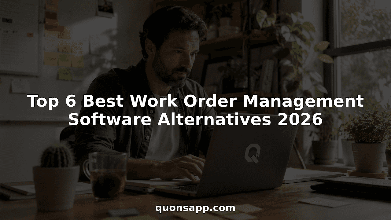 Top 6 Best Work Order Management Software Alternatives 2026